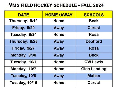 schedule